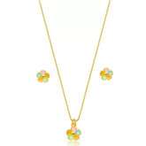 Conjunto Infantil Flor Esmaltado